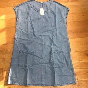 NWT Denim Romper.  Size XXL